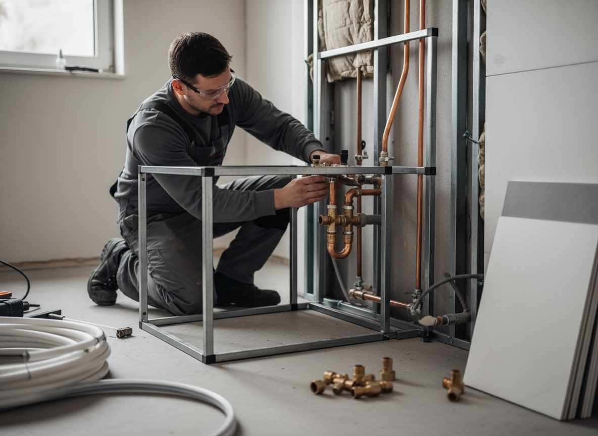 Instalacje wodno-kanalizacyjne w łazience